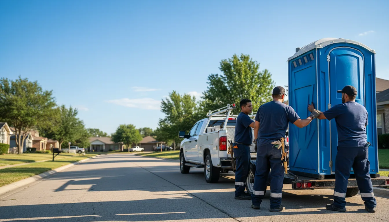 Portable Toilet Rental in Earth, TX near me